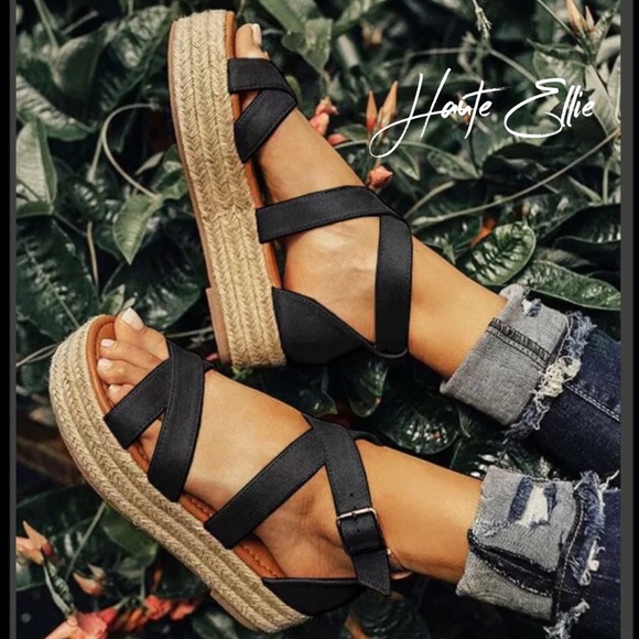 Haute Ellie Shoes - ALICIA-Platform Espadrille